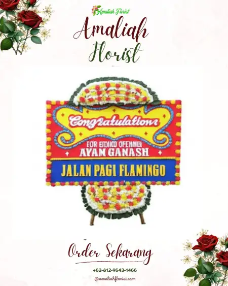 Sewa Papan Bunga Kampung Empat